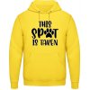 AWDis Hoodie Mikina - Nápis - This SPOT is Take - Slnečná žltá - M - Pánske