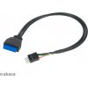 AKASA - USB 3.0 na USB 2.0 adaptér - 30 cm