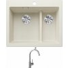 Blanco PLEON 6 SPLIT biela soft 527139 + Blanco MIDA chróm 517742