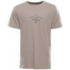 Alpine Pro TERMES 3 pánske tričko z organickej bavlny NEUTRÁLNE / ZEMITÉ - L-G Nadměrná velikost pro plnoštíhlé