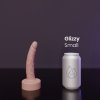 Erotixxx Toys Glizzy Pale Flesh 75% S prémiové silikónové dildo 16 x 2,7–3,1 cm