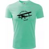 Still Plays With Planes - Pánske tričko Fantasy športové - S ( Mätová )