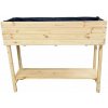 ATMOWOOD Vyvýšený drevený truhlík s policou 120 cm - borovica