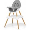Jedálenská stolička Milly Mally 2v1 Malmo grey