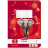 herlitz zošit x.book - A5 - linajkovanie 10 / štvorčekový s okrajom - 16 listov - slon