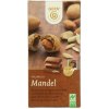 Gepa Bio mliečna čokoláda s celými mandľami, 100 g