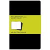 Moleskine Plain Cahier L - Black Cover (3 Set)