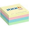 STICK´N kocka 76 × 76 mm, pastelový mix, 400 lístkov