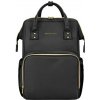 KikkaBoo Prebaľovací batoh Siena Black & Gold