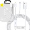 Baseus CAMLTYS-02 Superior Fast Charging Datový, 3v1 USB-C, Lightning, MicroUSB, 1,5m