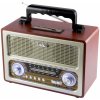 Prenosné rádio, retro, MP3, Bluetooth, 3 pásmový