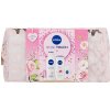 Nivea Rose SG 250 ml, Telové mlieko 400 ml, Guľôčkový antiperspirant 50 ml a Labello 4,8 g Darčeková taška