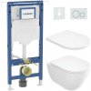 Deante Závesné WC + sedátko ROUND + tlačidlo SIGMA + podomietkový modul + podložka DN0063+GB0023+GB0014 +GB0028 + záruka 3 roky zadarmo