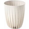 Lamela Kvetináč MIRA priemer 30 cm, wood biely