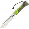 Opinel VRI N°08 Inox OUTDOOR PLASTIC Brown Green 001715