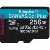 Kingston Canvas Go Plus A2/Micro SDXC/256GB/UHS-I U3 / Class 10 (SDCG4/256GBSP)