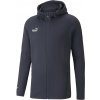 Futbalová mikina Puma, TEAMFINAL CASUALS HOODED tmavo modrá,biela L