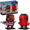 LEGO® BrickHeadz 40668 Figúrky Kapitána Ameriky a Červeného Hulka