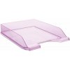 Donau odkladač A4 plastový transparentný fialový