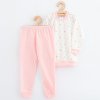 Detské bavlnené pyžamko New Baby pink bear 128/134