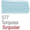 ACRILEX Farby na textil /matné 37ml Odtieň: 577 - Turquoise - Tyrkysová