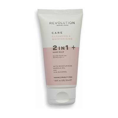 Revolution Skincare Hand Care Sanitiser and Moisture Balm čistiaci gél na ruky s hydratačným účinkom 50 ml