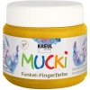 Trblietavé prstové farby MUCKI 150 ml zlatá