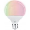 Eglo 12254 E27 13W 88W veľká guľa G95 LED svetelný zdroj RGB-TW múdre osvetlenie 1300lm 2700 6500K ovládanie hlasom, regulovateľná intenzita svetla, nastaviteľná farebná teplota, meniace far