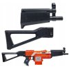 SADA MP5 ČIERNA PRE NERF STRYFE – PAŽBA + HLAVEŇ