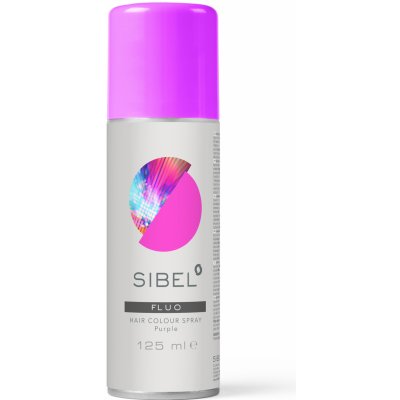 Sibel Fluo farebný sprej fialový 125 ml