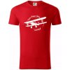 Still Plays With Planes - Tričko z organickej bavlny - 2XL ( Červená )