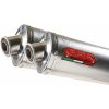 GPR Mid - full výfukový systém GPR INOX ROUND CO.D.43.IT Brushed Stainless steel including dual silencers