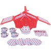Bigjigs Toys Dřevěné hračky - Čajová sada v piknikovém koši