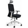 OFFICE PRO bestuhl Kancelárska stolička J2 ECO WHITE SP čierna