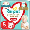 Pampers Pants Premium VP plienkové nohavičky veľkosť 5, 34 kusov / 1 bal