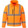 PORTWEST HI-VIS CLASSIC S424 / Reflexná softshellová bunda (3L) - HV oranžová XXXL