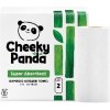 The Cheeky Panda Jednorazové bambusové kuchynské utierky biele 2 vrstvové balenie 2 ks