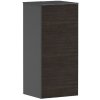 Hansgrohe Xevolos E - Bočná skrinka 41x89x36 cm, 1 dvierka, pánty vľavo, matná sivá/tmavý dub 54214730