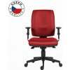 Powerton ERGO HANA Kancelářské ergonomické křeslo, Červené