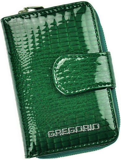 Gregorio menšia dámska kožená peňaženka GF115 zelená