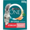 Purina One suché krmivo pre sterilizované mačky, bohaté na lososa, 800g