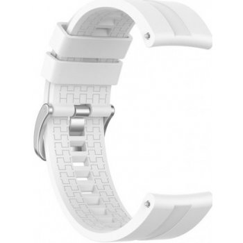BStrap Silicone Cube remienok na Huawei Watch GT 42mm, white SHU004C08