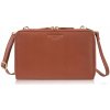 Paolo Peruzzi listová kabelka pravá koža hnedá