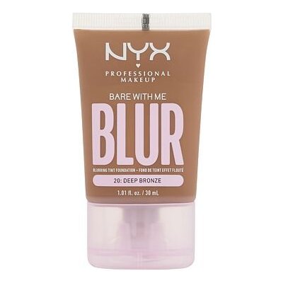 NYX Professional Makeup Bare With Me Blur Tint Foundation zmatňující make-up se středním krytím 20 deep bronze 30 ml
