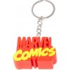 Prívesok na kľúče Gumová Marvel Comics 3D Logo