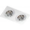 Zápustné - podhľadové svietidlo AZZARDO SIRO 2 white AZ0771