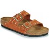 BIRKENSTOCK Šľapky Arizona Rivet LEVE Dark Rust Hnedá