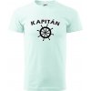 Kapitán kormidlo - Klasické pánske tričko vyššej gramáže - XS ( Frost )