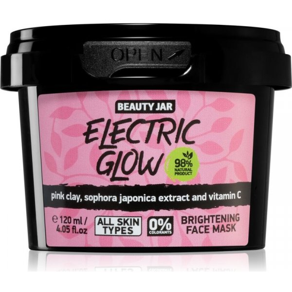 Pleťová maska Beauty Jar Electric Glow rozjasňujúca pleťová maska 120 ml