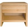Bývaj s nami SK, SYLVIA SN113 drevený nočný stolík, buk masív